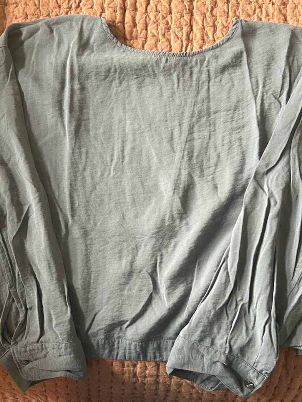 Madewell Long Sleeve Linen Blouse